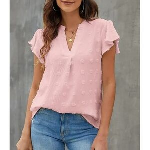 Ladies Fantaslook Soft Pink Blouse